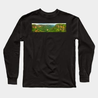 Kangaroo Valley panorama Long Sleeve T-Shirt